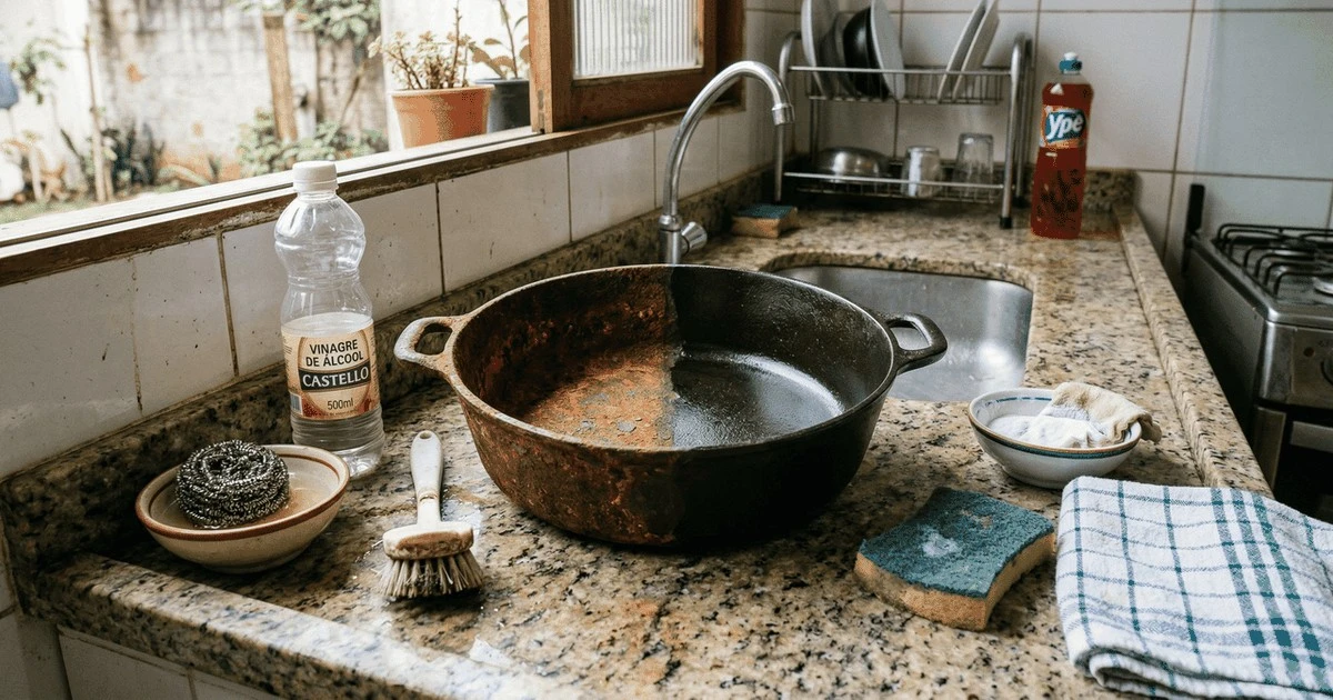 El truco infalible: Bicarbonato y vinagre blanco para eliminar la costra negra de tus ollas sin esfuerzo