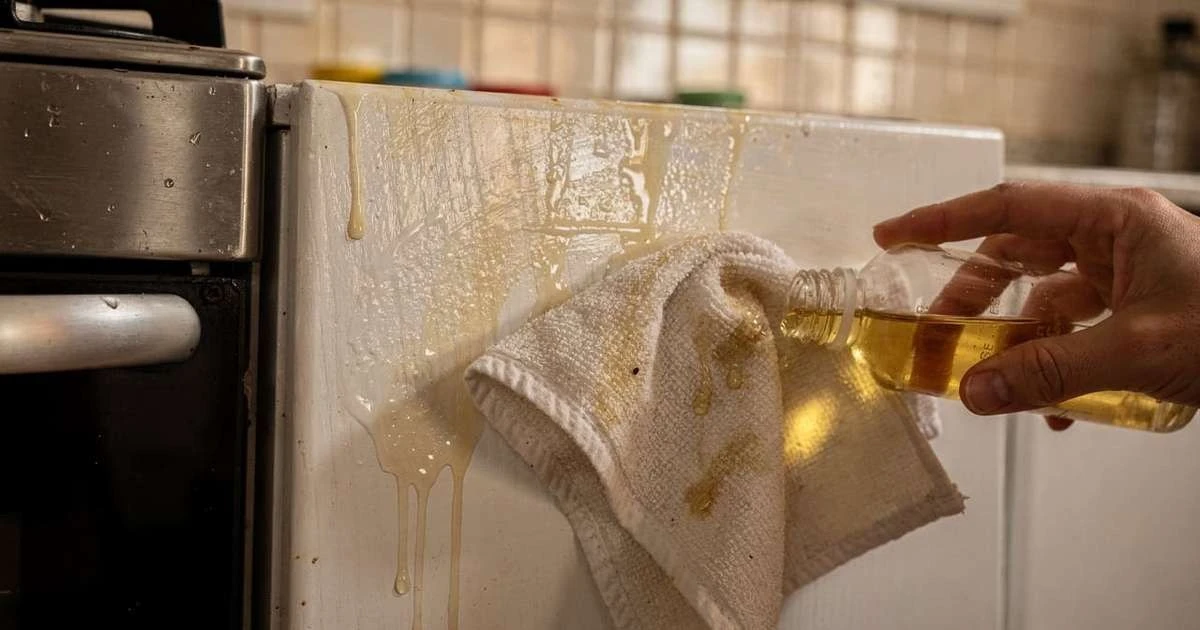 El truco "aceite contra aceite" para devolver el brillo a tus armarios de cocina