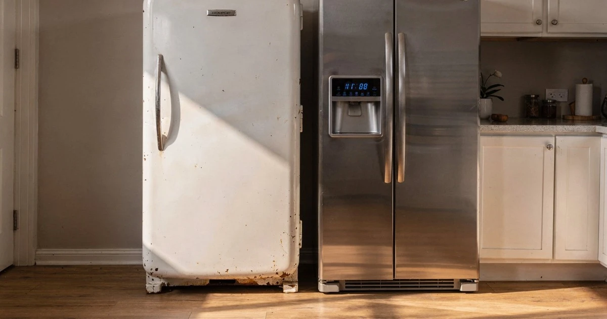 Tu nevera moderna dura 10 años y la de tu abuela, ¿40? Descubre el secreto