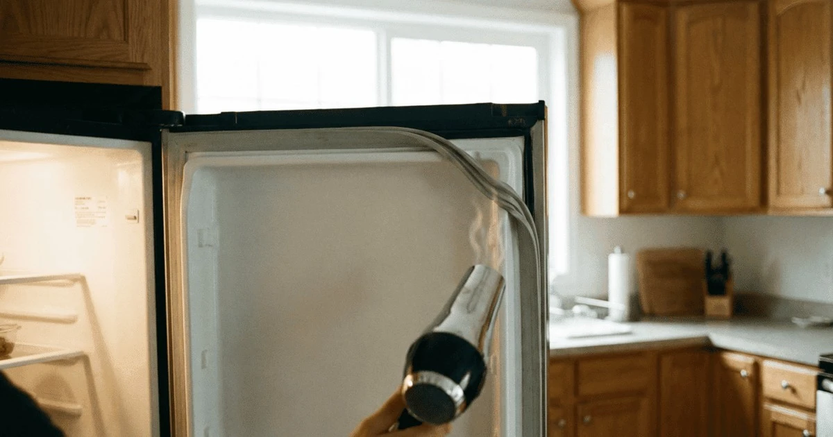 El truco del secador de pelo que restaura el sellado de tu nevera en minutos