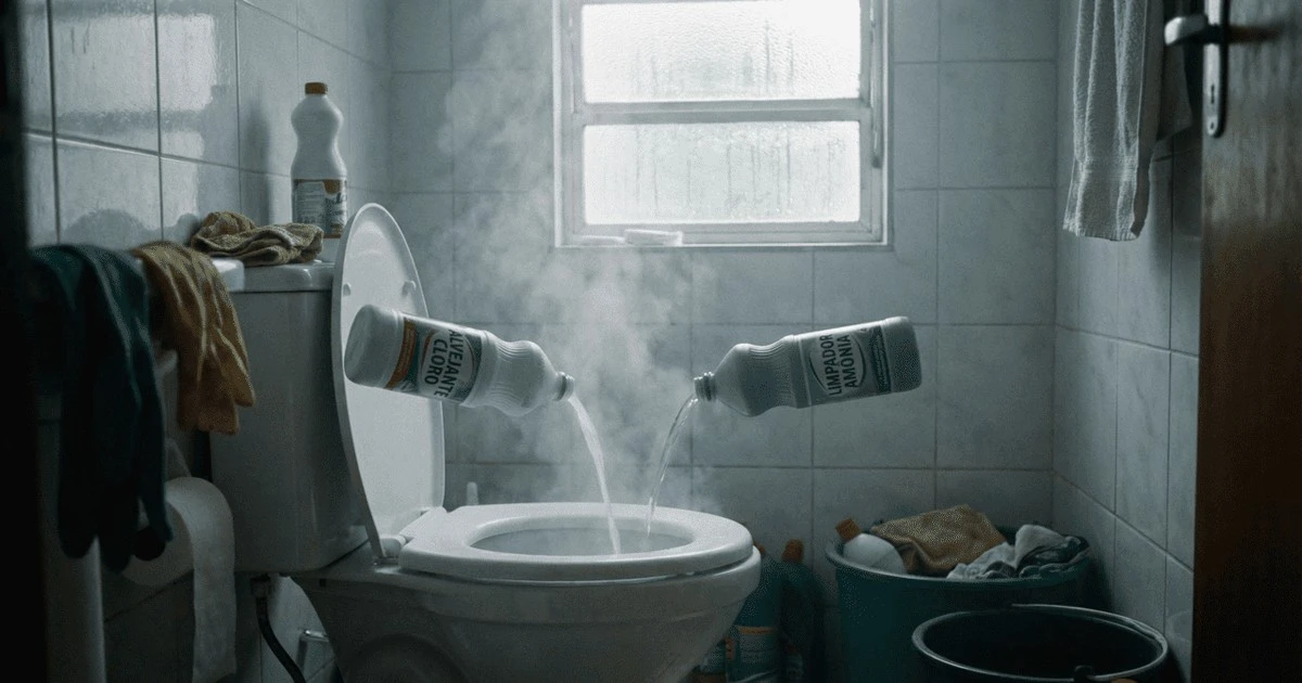 Por qué jamás debes mezclar limpiadores en el baño: el error que pone tu salud en riesgo