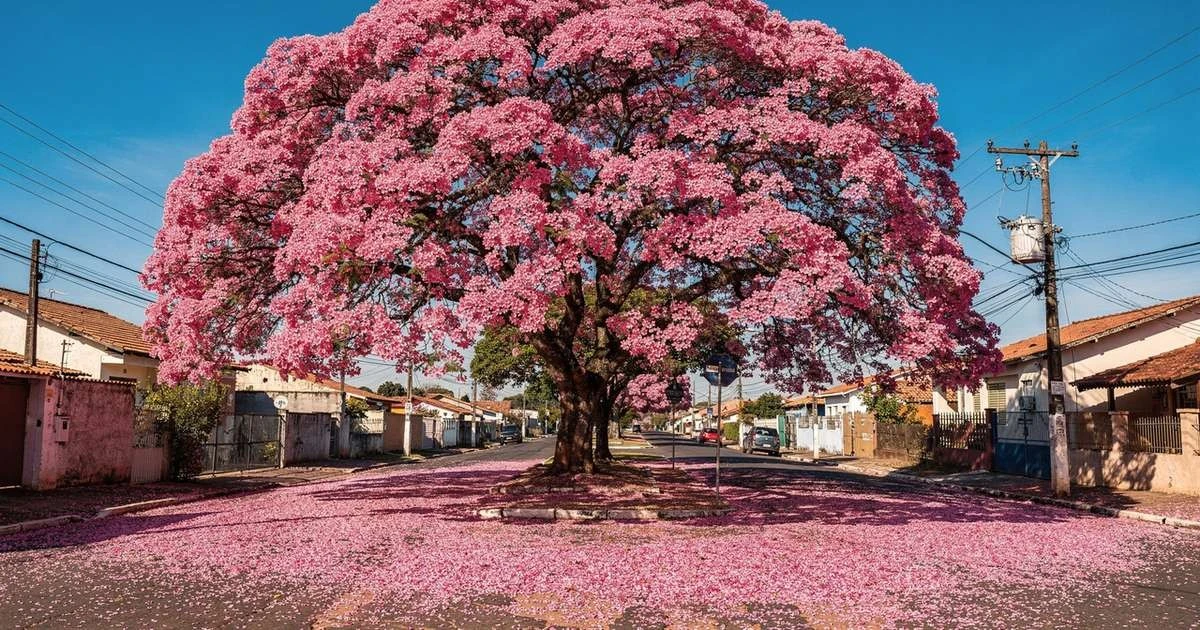 El Ipê Rosa: el árbol que florece en invierno y tiñe de rosa tu jardín