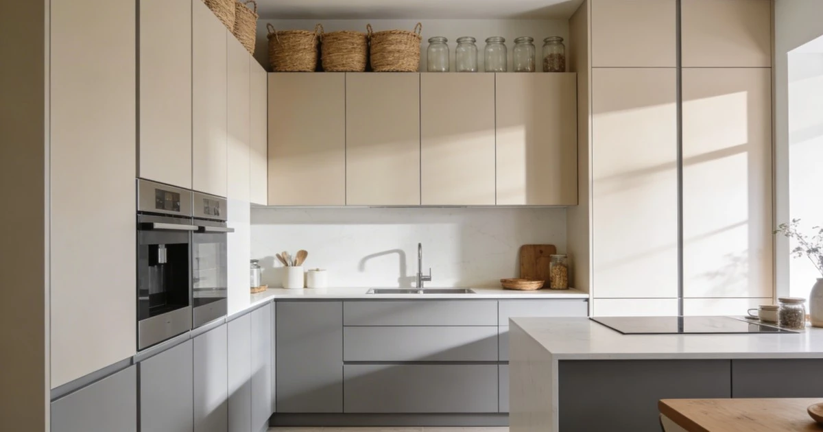 5 objetos que transforman el espacio sobre tus armarios (y tu cocina)