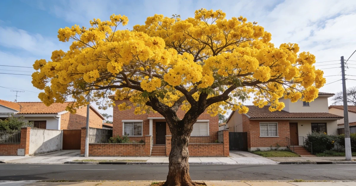 el "oro del cerrado" que convierte tu acera en una obra maestra dorada