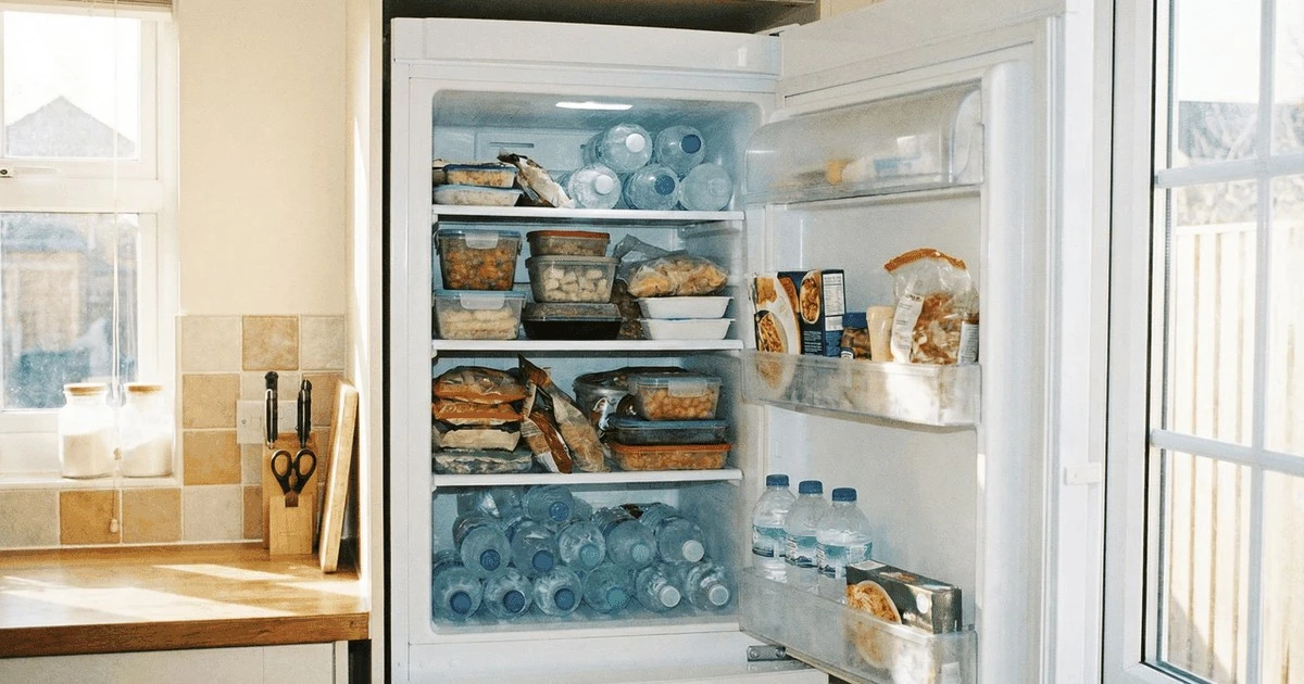 Colocar botellas de agua en el congelador: el truco secreto para reducir tu factura de luz