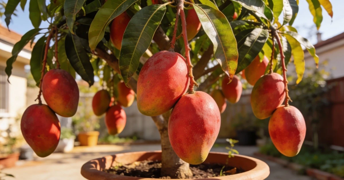 Manga Palmer en Maceta: El Secreto para un Sabor de Lujo Directo del Árbol