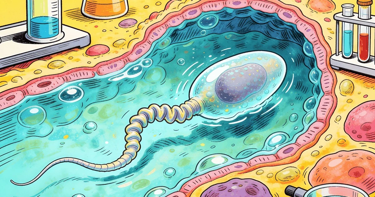 Científicos descubren un espermatozoide rebelde que desafía la física de Newton