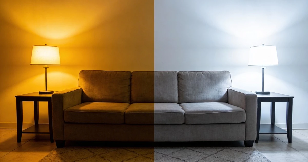 Luz amarela vs. branca: 5 jeitos que a tonalidade errada pode arruinar o clima da sua casa