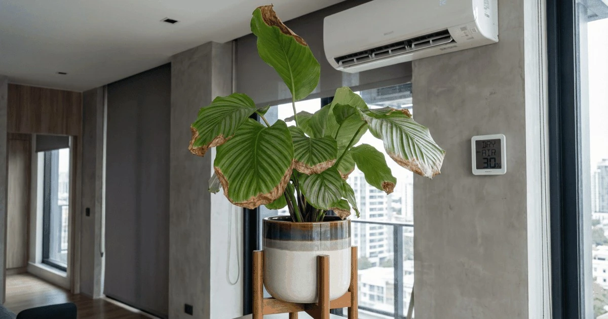 Por qué las puntas marrones de tus plantas no son cosa de riego (según expertos)