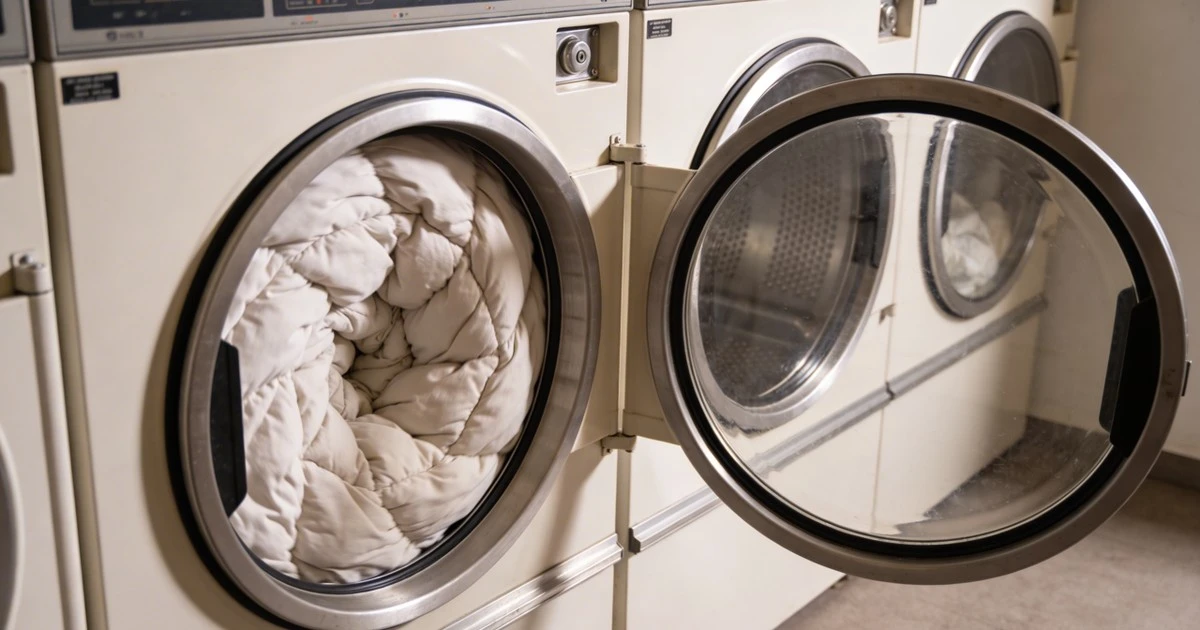 ¿Edredones pesados desbalanceando tu lavadora? Así evitas el desastre