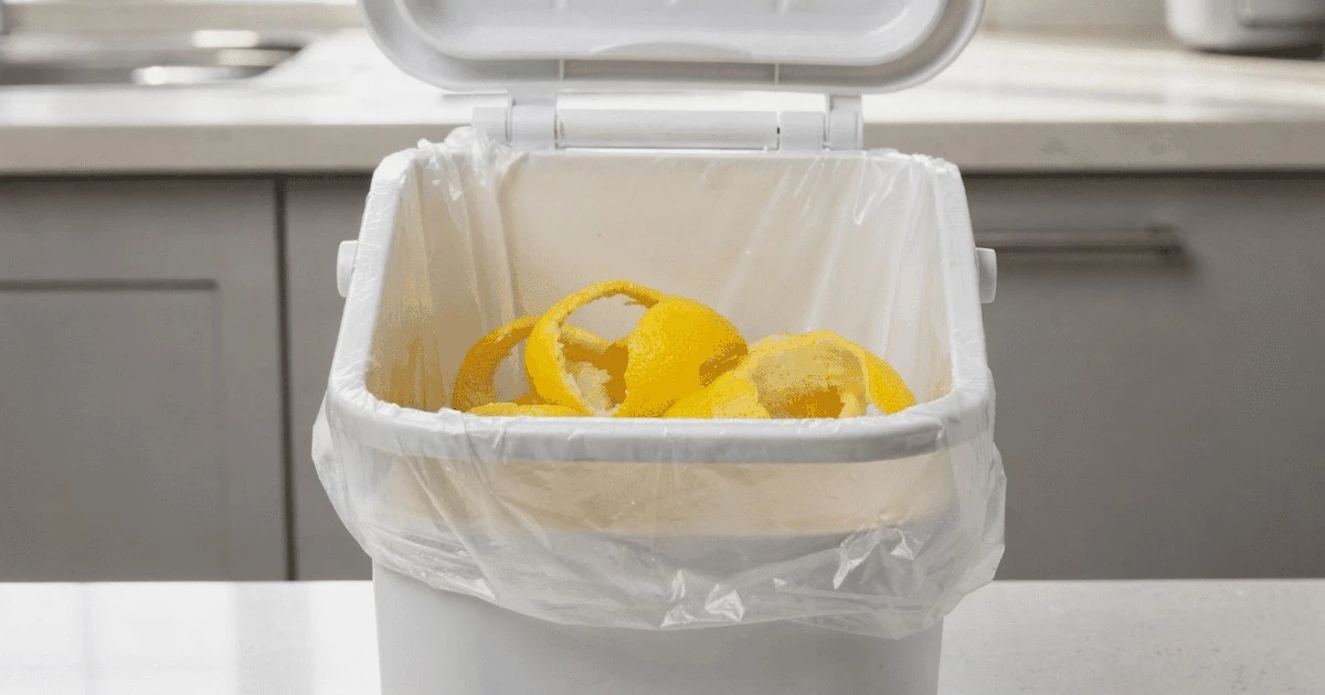 El toque de limón que tu basura de cocina necesita: Un truco para eliminar olores por días