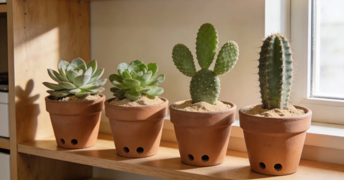 ¿Suculentas o cactus? La guía definitiva para jardineros olvidadizos
