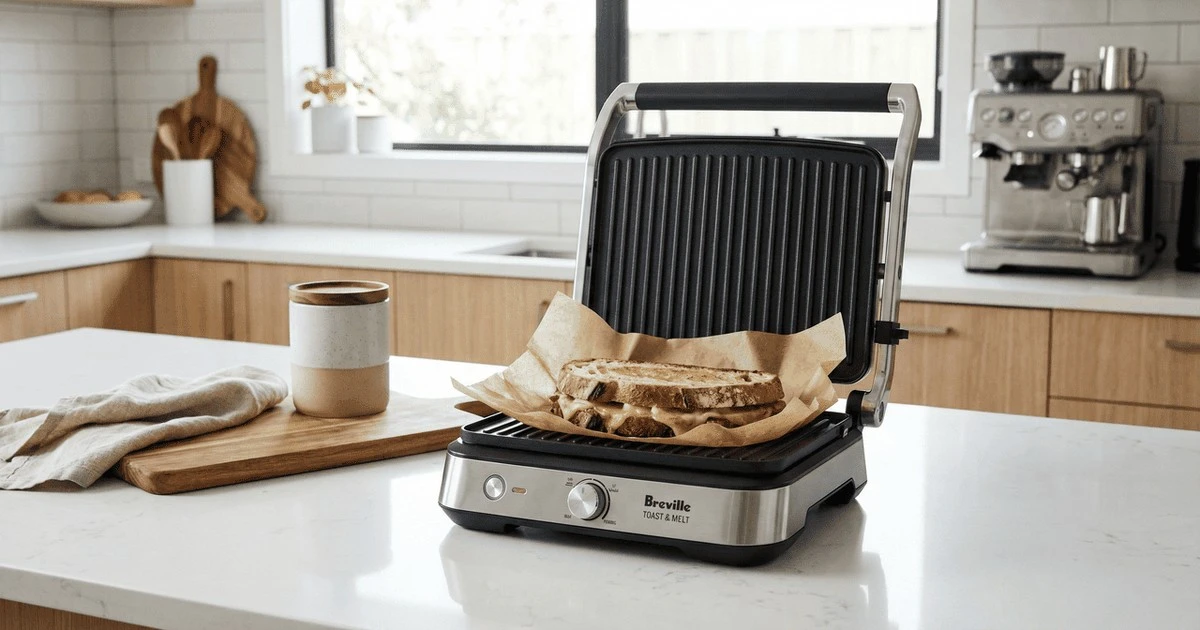 El secreto para una sandwichera impecable: el papel de horno que revoluciona tu cocina