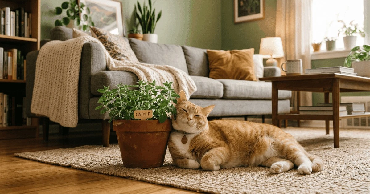 La hierba gatera: el secreto de los dueños de gatos tranquilos para salvar tus muebles y tu cordura