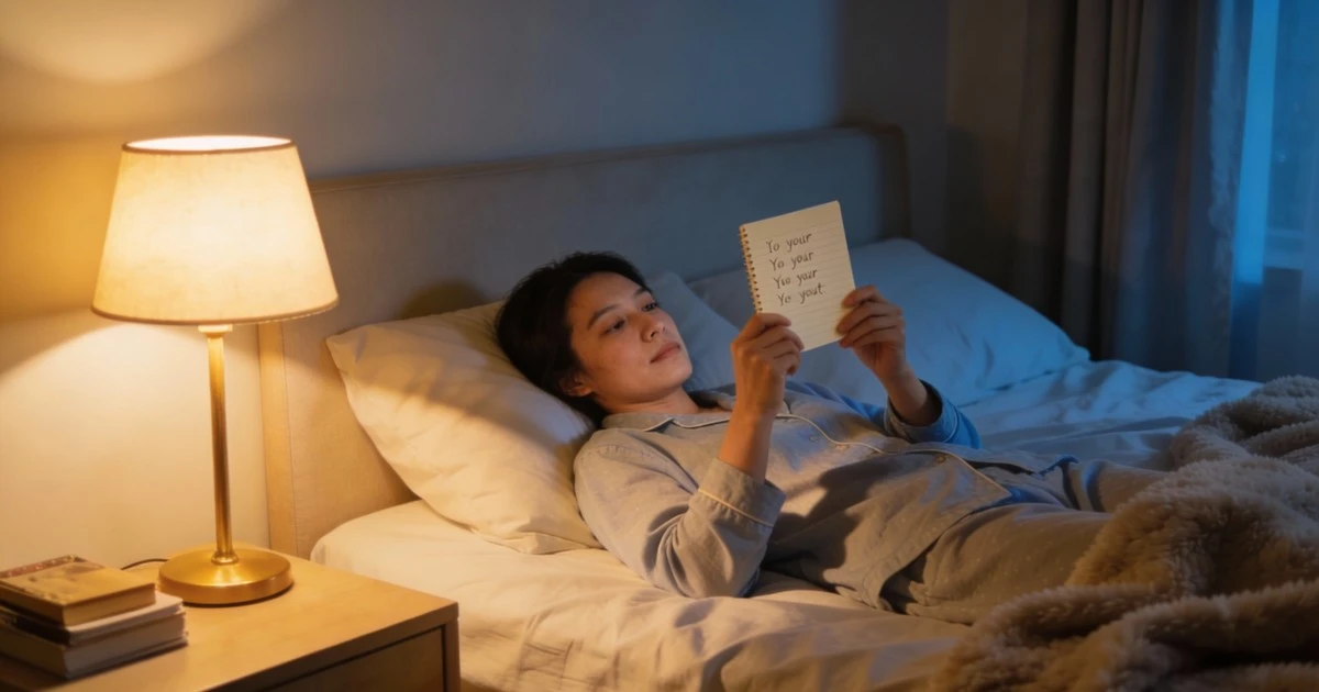 Pausa antes del sueño: Frases clave para una mente serena y dulces sueños