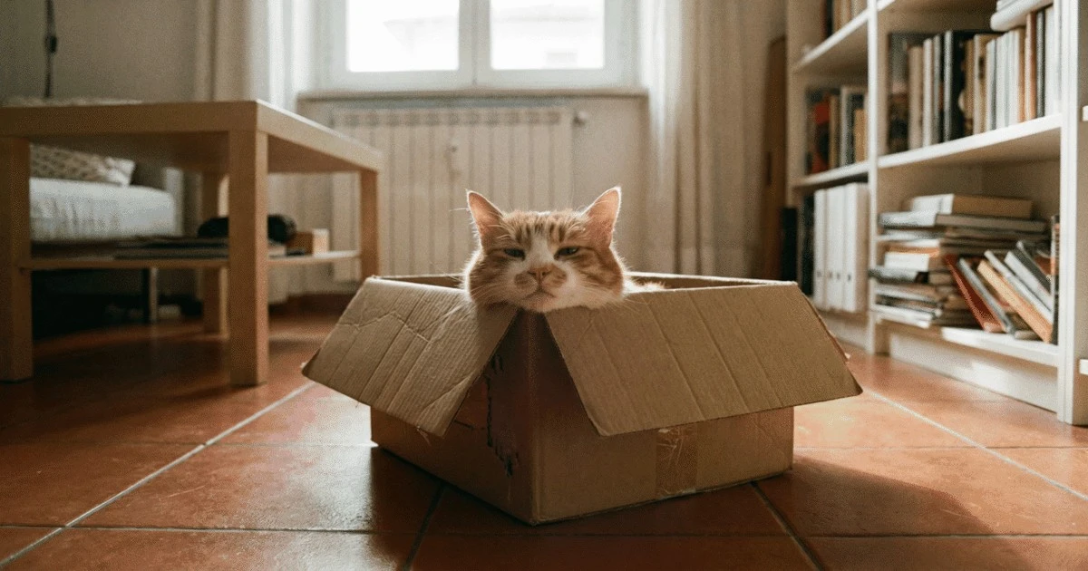 Por que seu gato ama caixas de papelão: o segredo instintivo para a felicidade felina