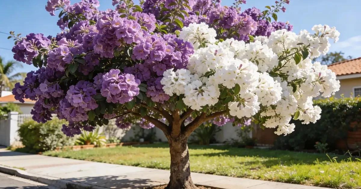 El árbol que florece en mil colores y perfuma tu hogar sin dañar tus cimientos