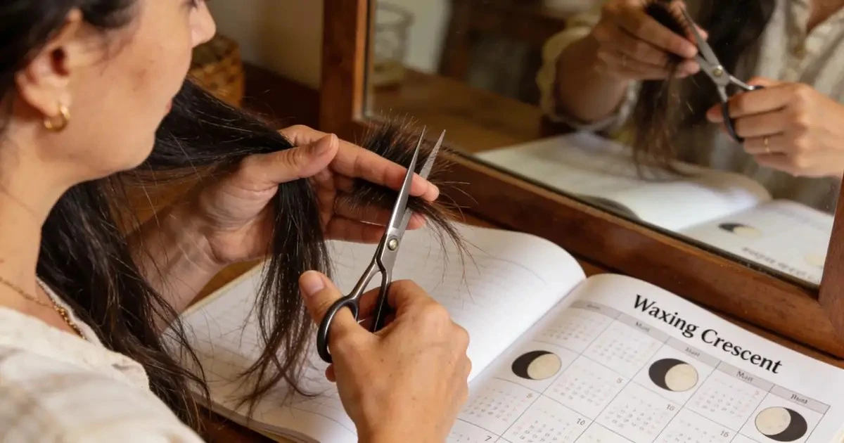 El secreto lunar para un pelo largo: corta tus puntas en luna creciente y mira la magia suceder