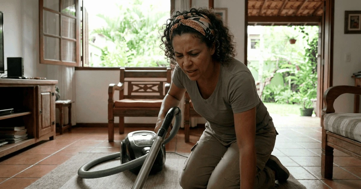 El truco con una vieja media de nylon que devuelve la potencia a tu aspiradora