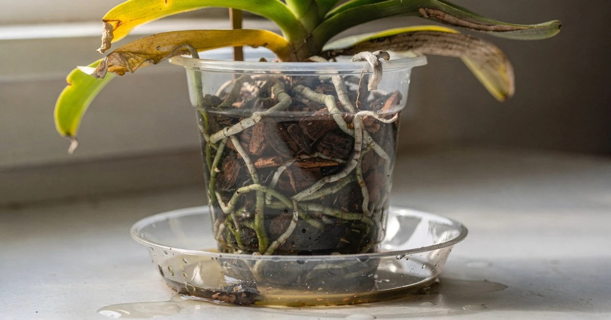 Por qué las hojas de tu orquídea se ponen amarillas y blandas justo después de regarla