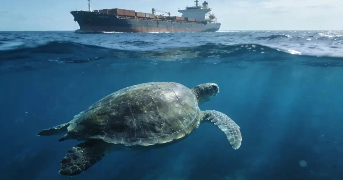 El infierno sonoro que está desorientando a las tortugas marinas más raras del mundo