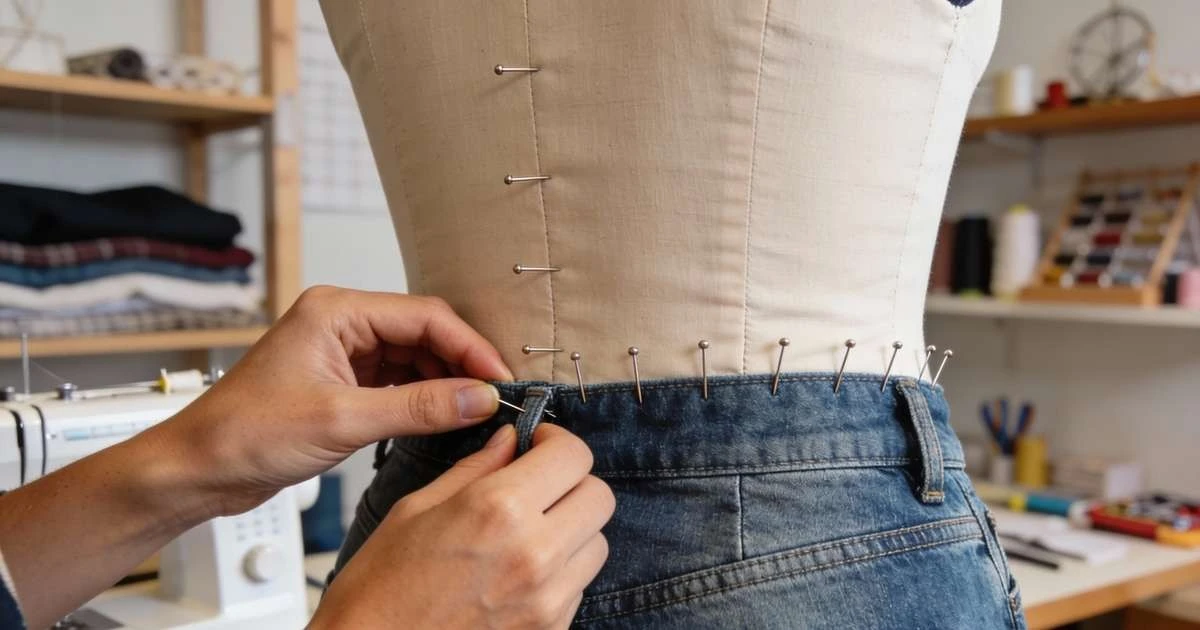 El secreto de la pinza mágica que entalla tus pantalones y te da una figura perfecta