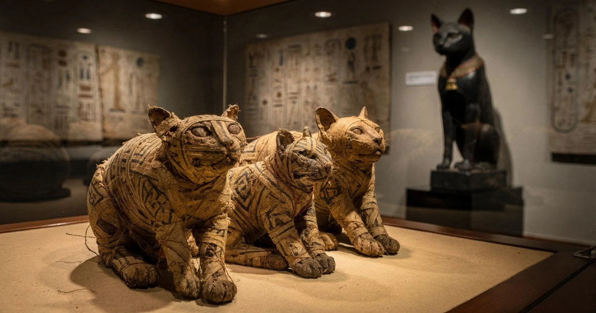 Miles de gatos momificados: el pacto sombrío en tumbas selladas del antiguo Egipto