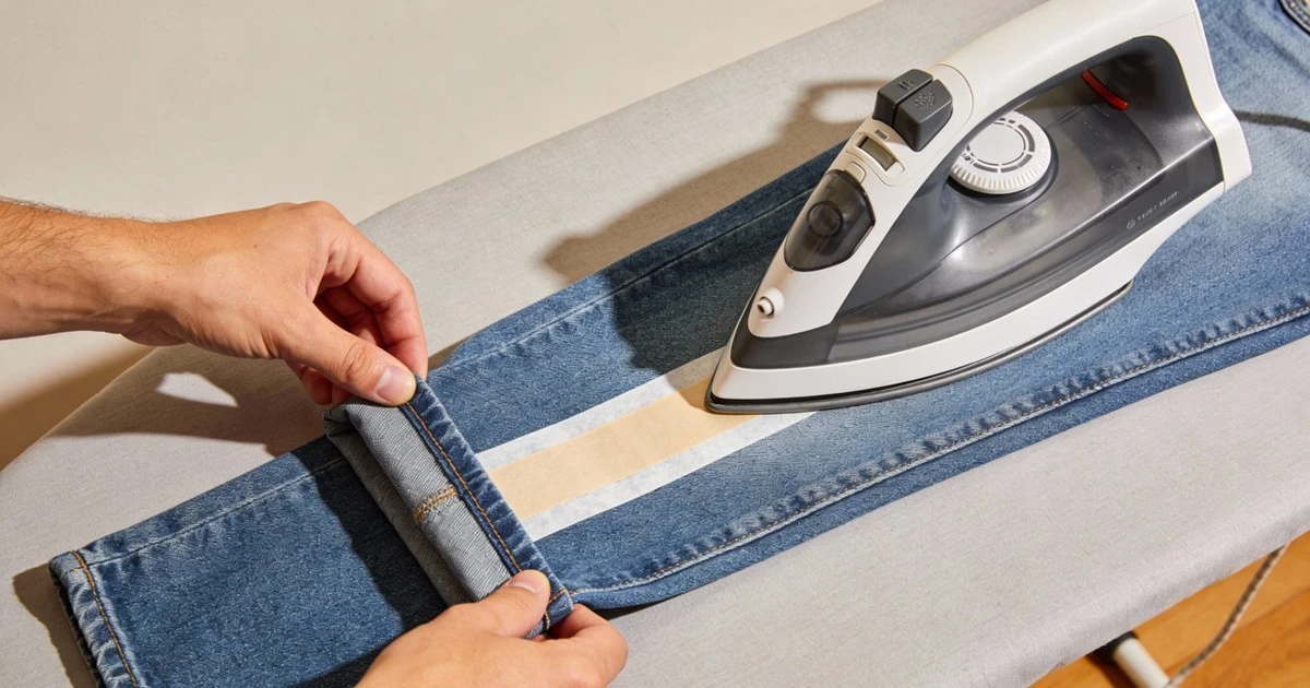 Adiós máquina de coser: Crea dobladillos que parecen de sastrería con cinta termoadhesiva