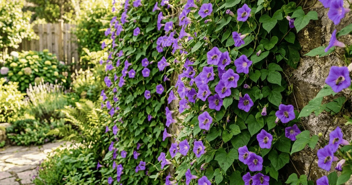 Planta esta enredadera en tu muro: sus flores son oro para las abejas