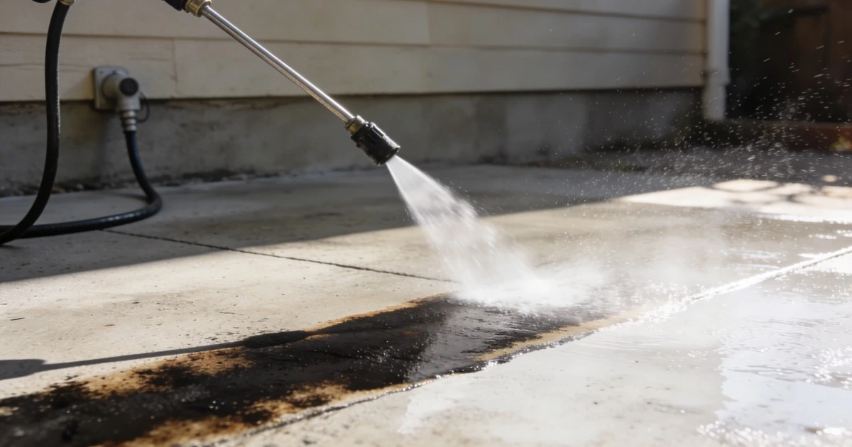 El secreto del patio reluciente: la hidrolavadora que te ahorra agua y elimina el moho