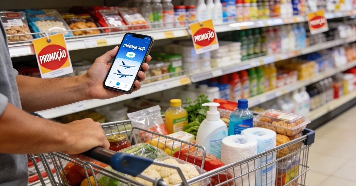 El truco de la prateleira del supermercado que convierte tus compras mensuales en millas aéreas