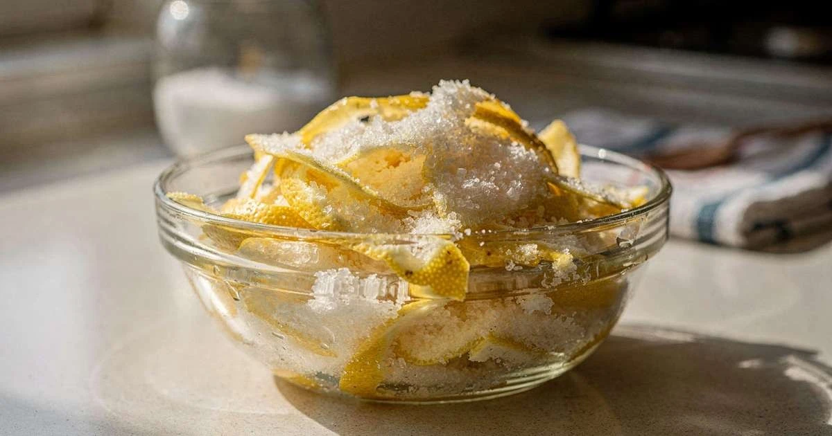 Casca de limão com sal grosso: o truque de casa que elimina odores e perfuma o ambiente