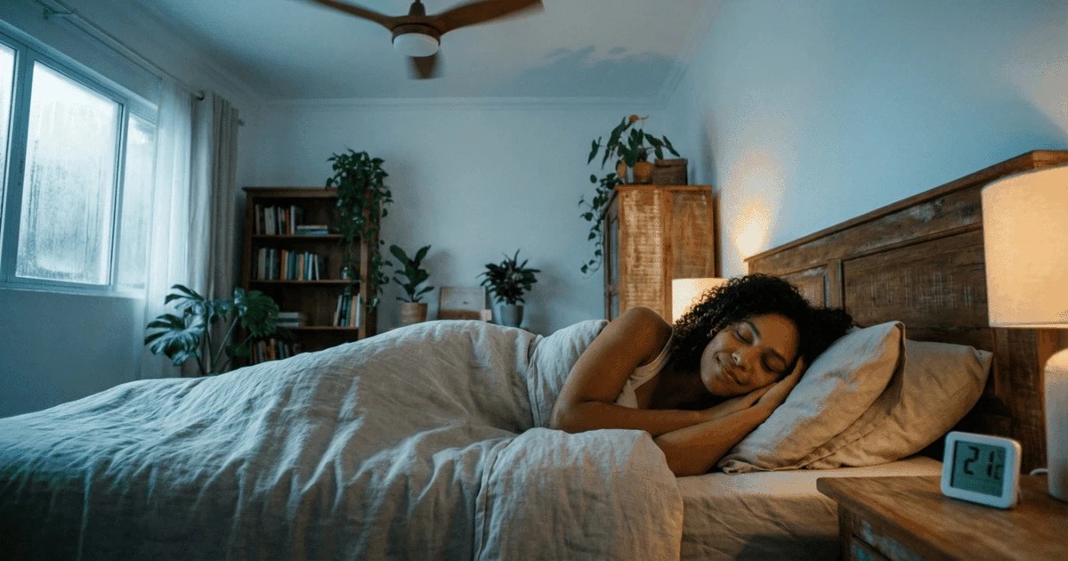 Ar-condicionado vs. Ventilador de Teto: O Uso Estratégico Para Um Sono Sem Nariz Entupido