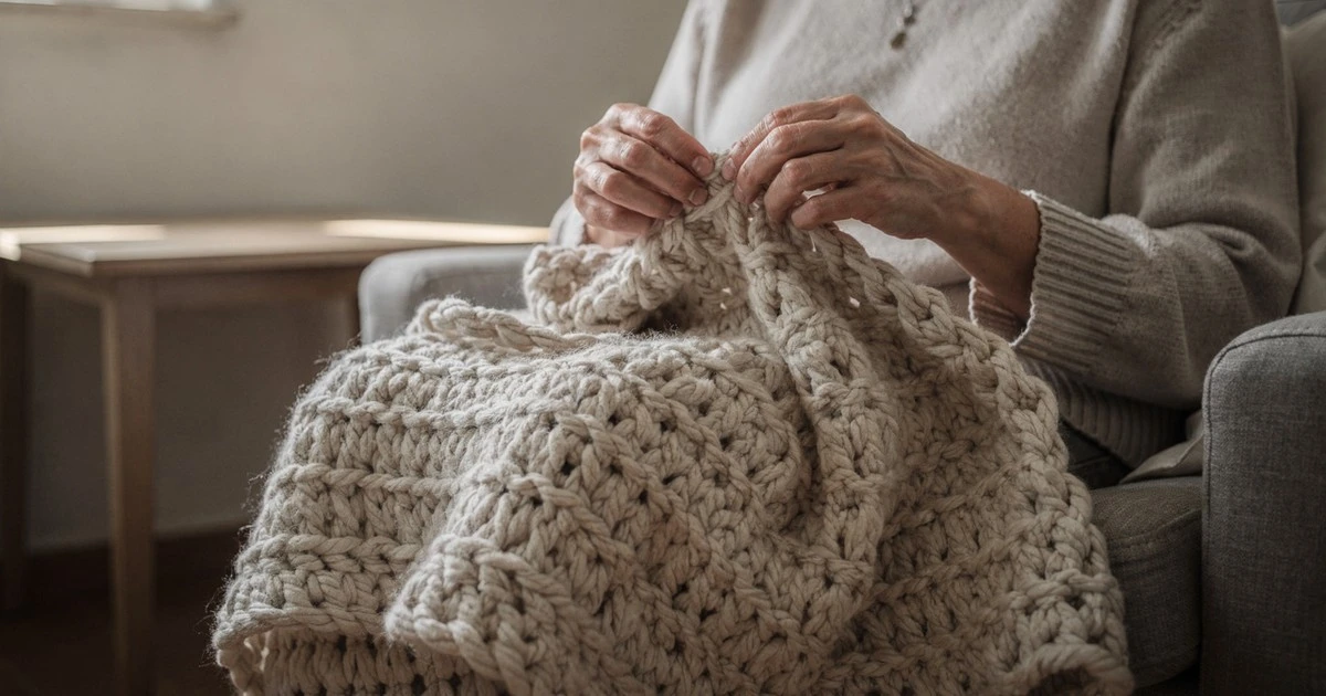 Teje sin aguja: la técnica macro que te enganchará si odias la paciencia