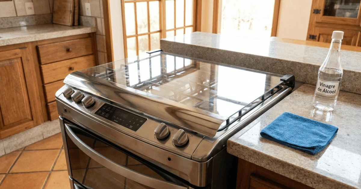 Adiós grasa: cómo el vinagre deja tu cocina de acero inoxidable impecable (sin rayones)
