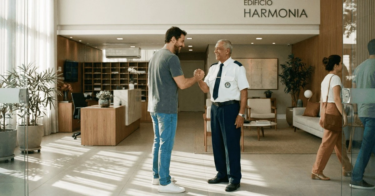 Vecinos que elogian al portero: el truco secreto para un condominio más feliz