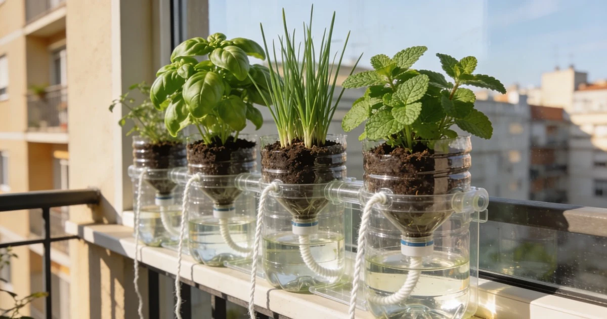 Cultiva condimentos frescos en tu apartamento: la solución PET que te ahorra tiempo y suciedad