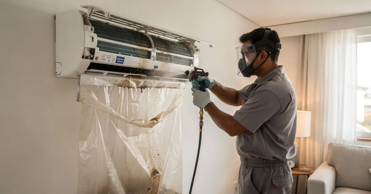 Por qué tu aire acondicionado huele a polvo y cómo un truco de $200 lo soluciona (adiós rinitis)