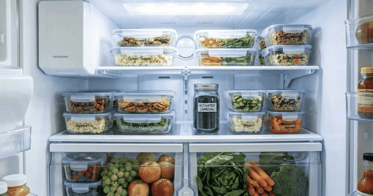 El secreto del carbón activado para una nevera sin olores: ¡a prueba de comida fuerte!
