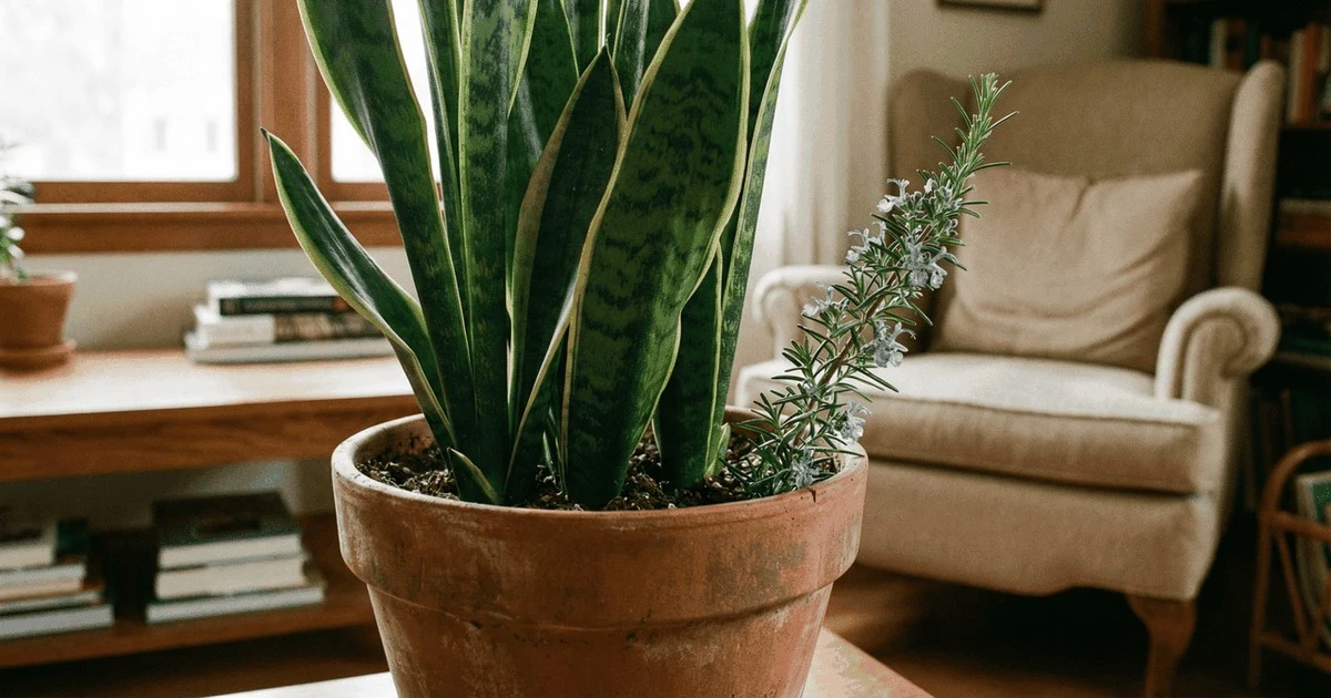 Un ramillete de romero en tu Sansevieria: el secreto para revitalizarla