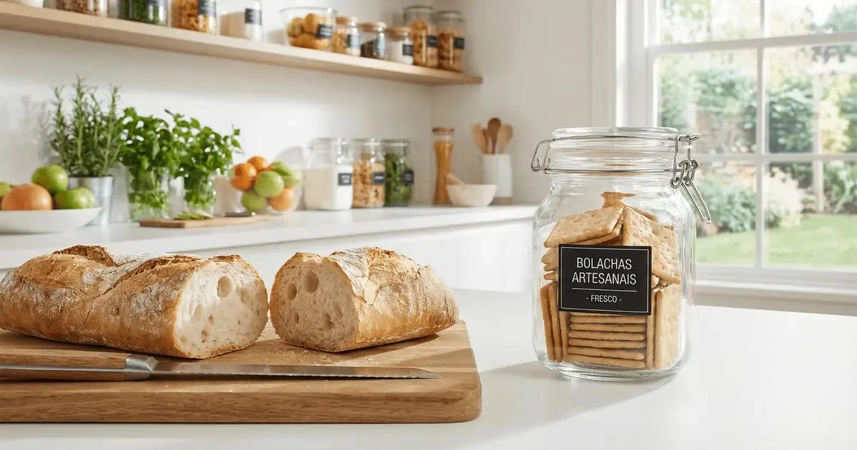 Pão duro e biscoito murcho: o segredo da conservação que você não sabia (e economiza dinheiro)